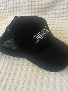 Devocion Coffee Black Mesh Baseball Cap - Black